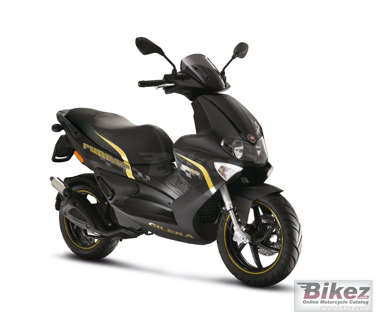 Big Gilera runner 50 black soul picture and wallpaper from Bikez.com